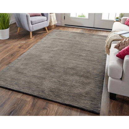 Luna Solid Rug - 8049F by Feizy. Made from wool in a unique style.