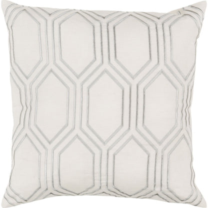 Skyline Pillow - 28689 by Surya. Made from 100% linen in a modern style.