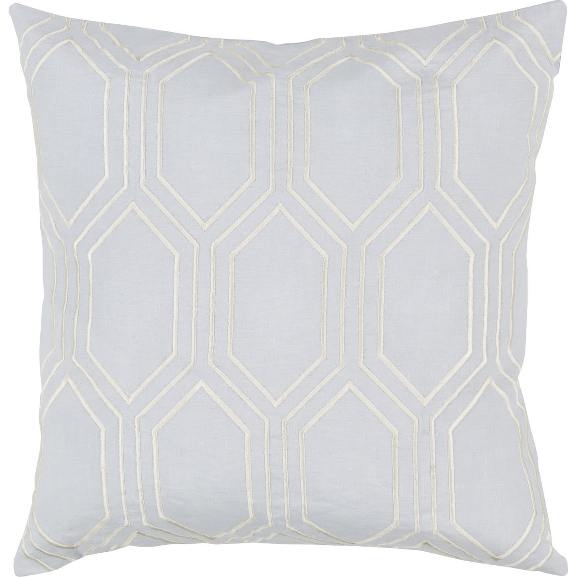 Skyline Pillow - 28689 by Surya. Made from 100% linen in a modern style.