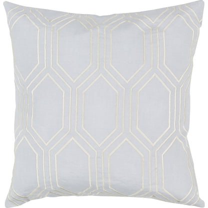 Skyline Pillow - 28689 by Surya. Made from 100% linen in a modern style.