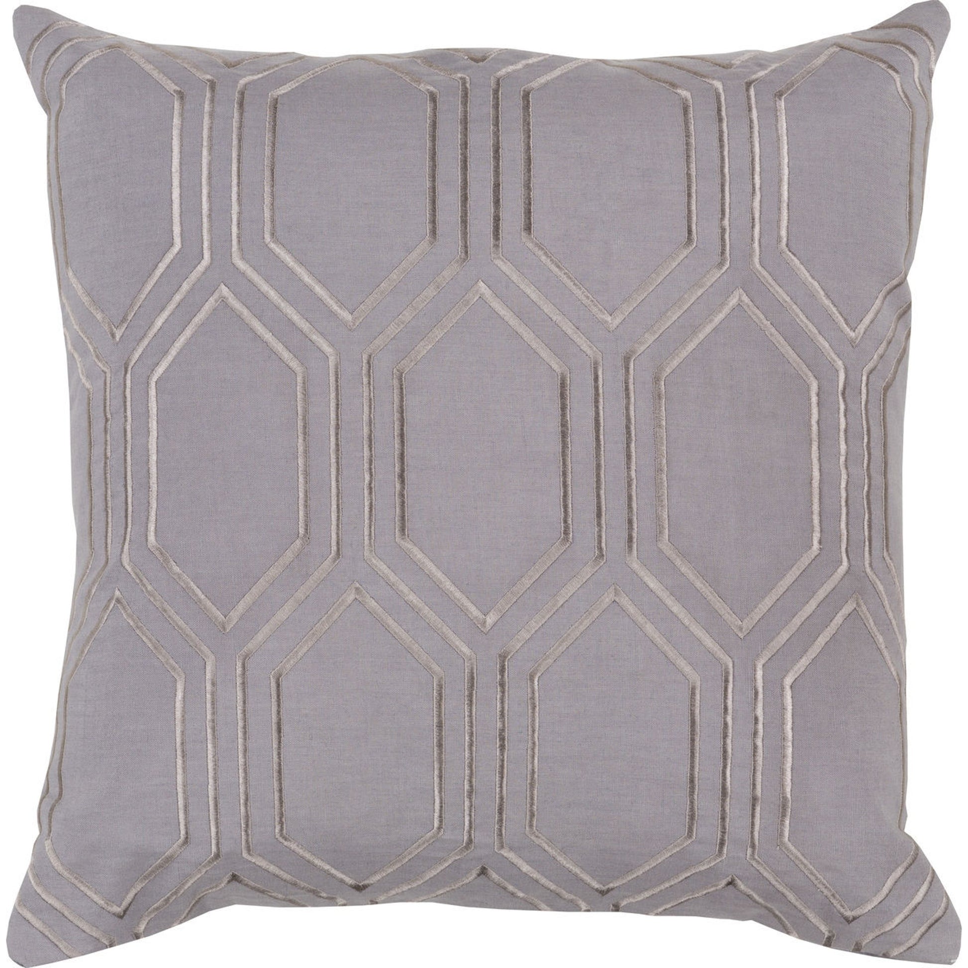 Skyline Pillow - 28689 by Surya. Made from 100% linen in a modern style.