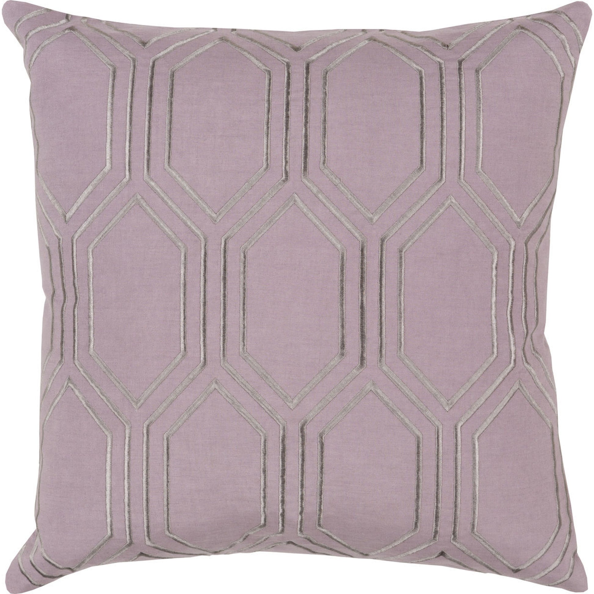 Skyline Pillow - 28689 by Surya. Made from 100% linen in a modern style.