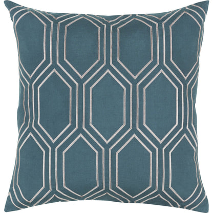 Skyline Pillow - 28689 by Surya. Made from 100% linen in a modern style.