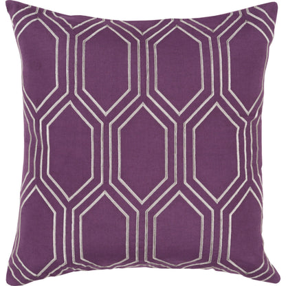 Skyline Pillow - 28689 by Surya. Made from 100% linen in a modern style.
