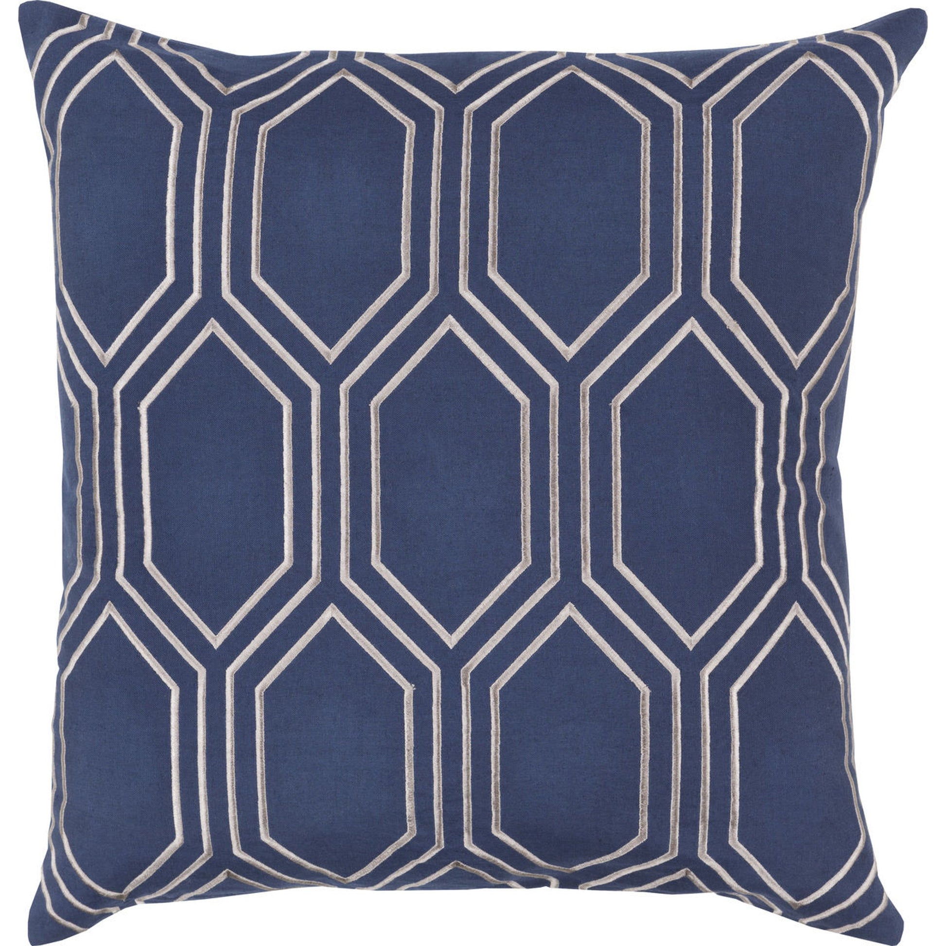 Skyline Pillow - 28689 by Surya. Made from 100% linen in a modern style.