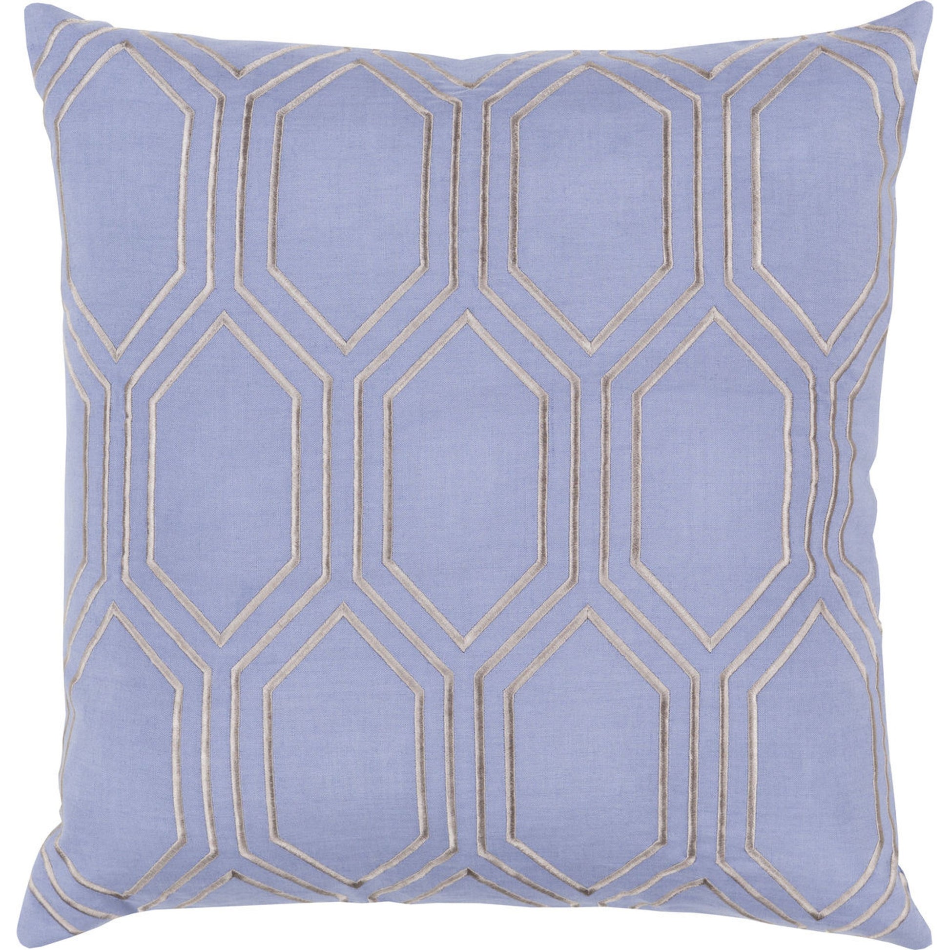 Skyline Pillow - 28689 by Surya. Made from 100% linen in a modern style.