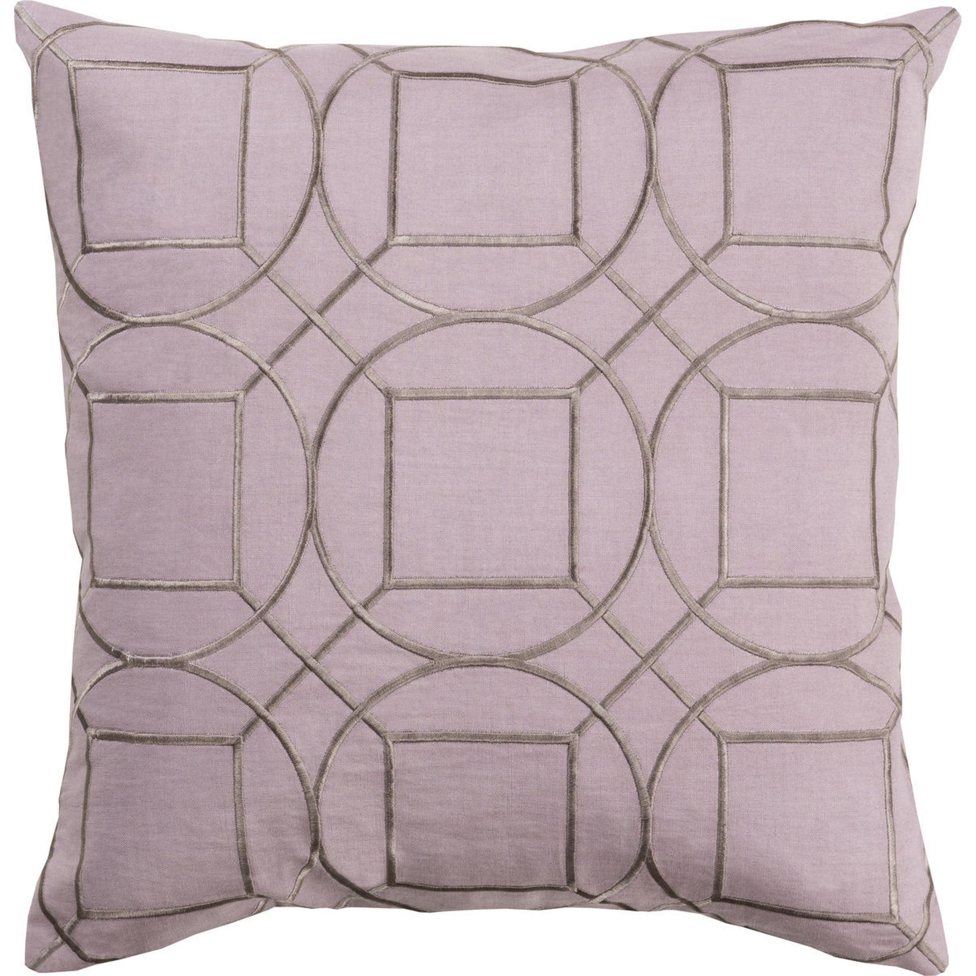 Skyline Pillow - 13578 by Surya in sky blue, light gray. Made from 100% linen in a transitional style.