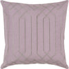 Mauve, Light Gray / Down Feather / 22" x 22"