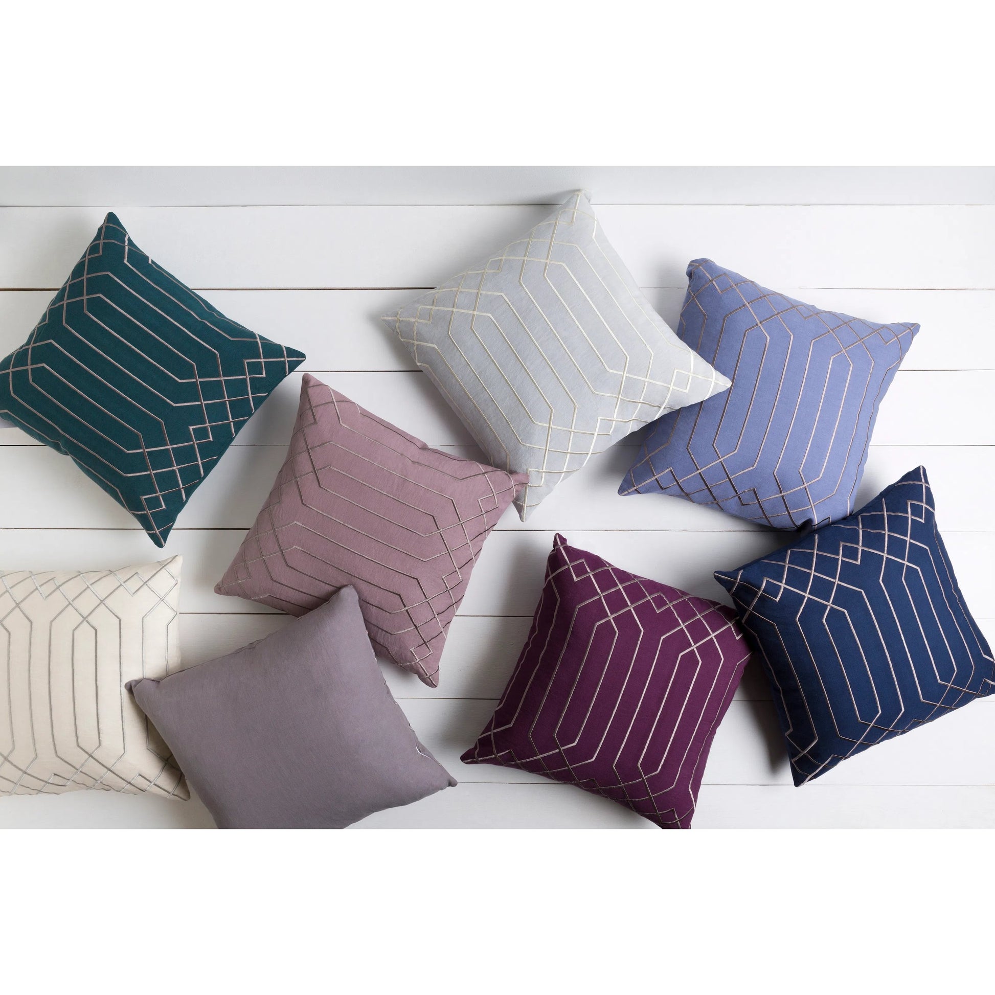 Skyline Pillow - 26252 by Surya. Made from unique in a transitional style.