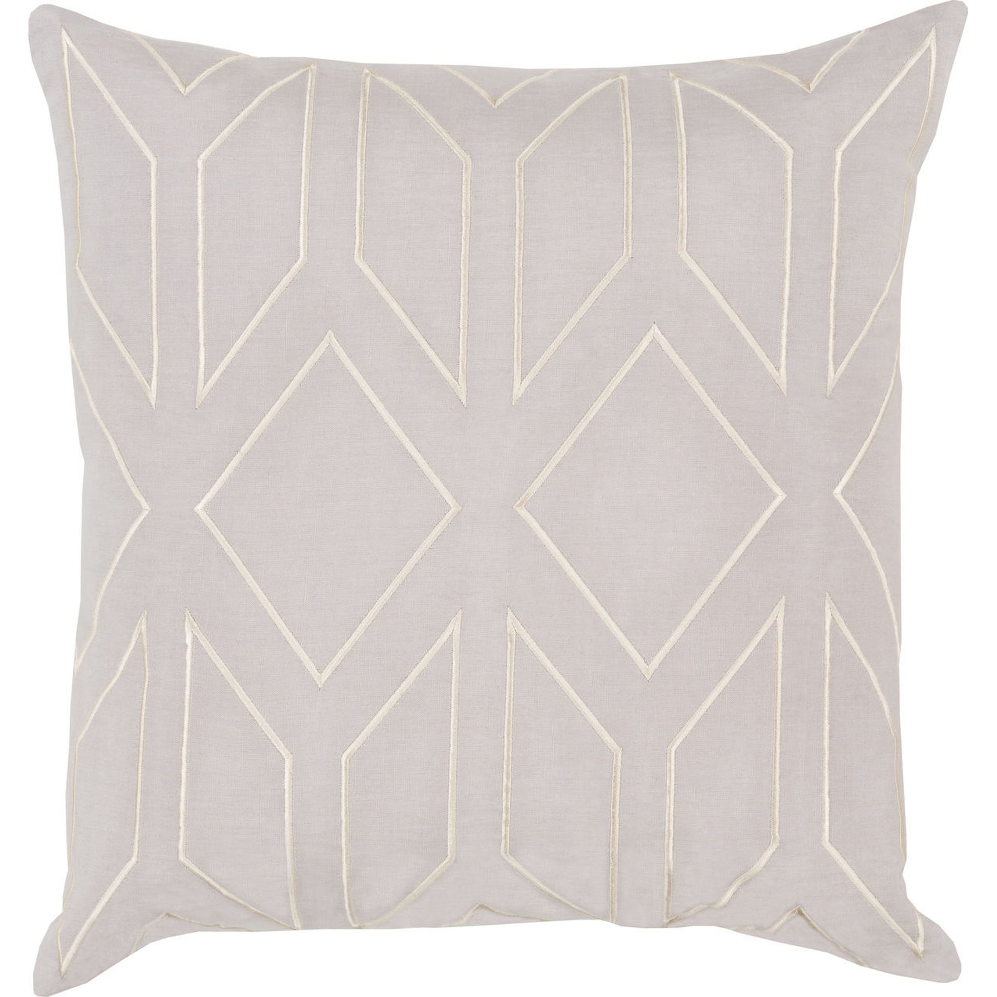 Skyline Pillow - 23297 by Surya. Made from 100% linen in a modern style.