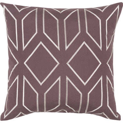 Skyline Pillow - 23297 by Surya. Made from 100% linen in a modern style.