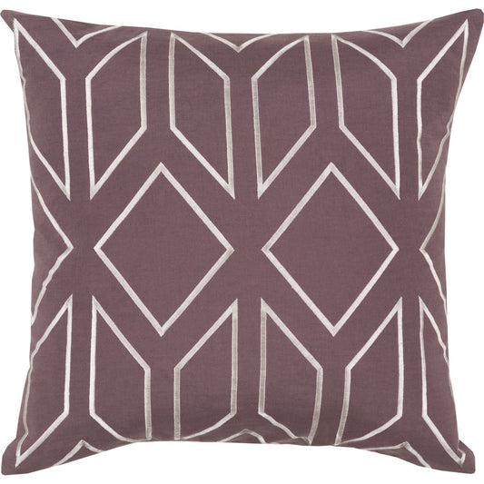Skyline Pillow - 23297 by Surya. Made from 100% linen in a modern style.