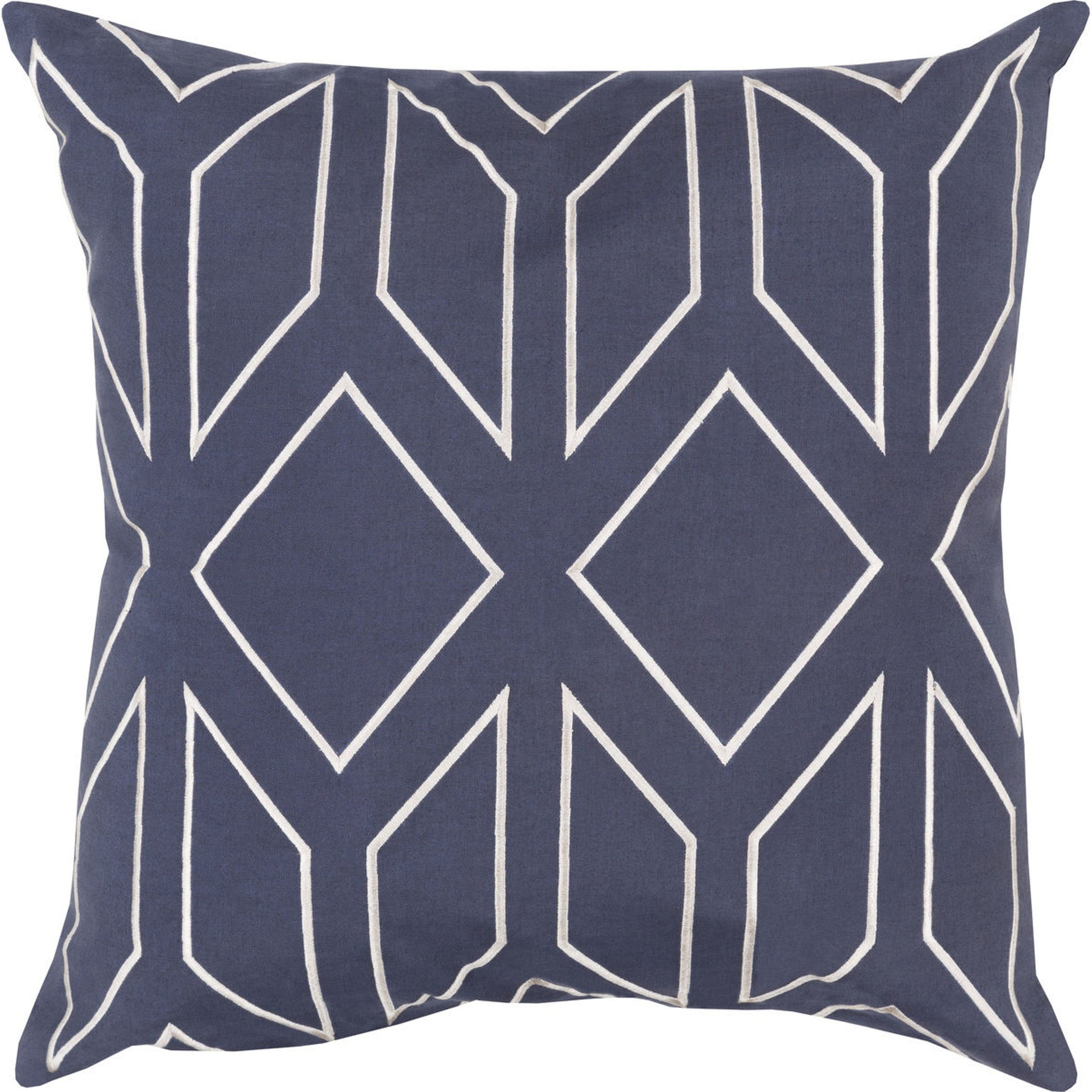 Skyline Pillow - 23297 by Surya. Made from 100% linen in a modern style.