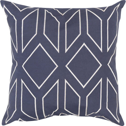 Skyline Pillow - 23297 by Surya. Made from 100% linen in a modern style.
