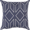 Navy, Light Gray / Down Feather / 18" x 18"