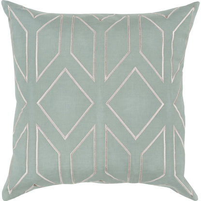 Skyline Pillow - 23297 by Surya. Made from 100% linen in a modern style.