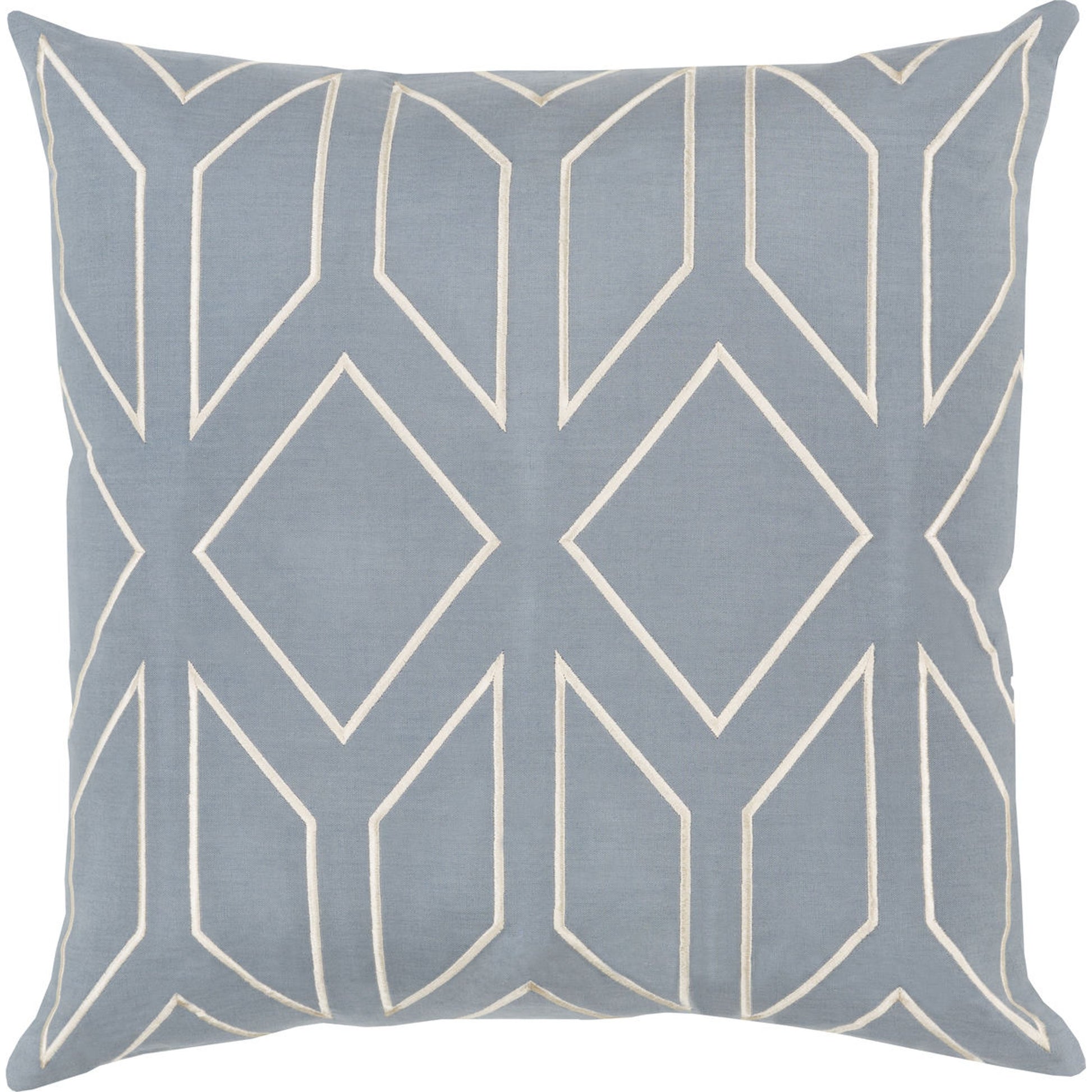 Skyline Pillow - 23297 by Surya. Made from 100% linen in a modern style.