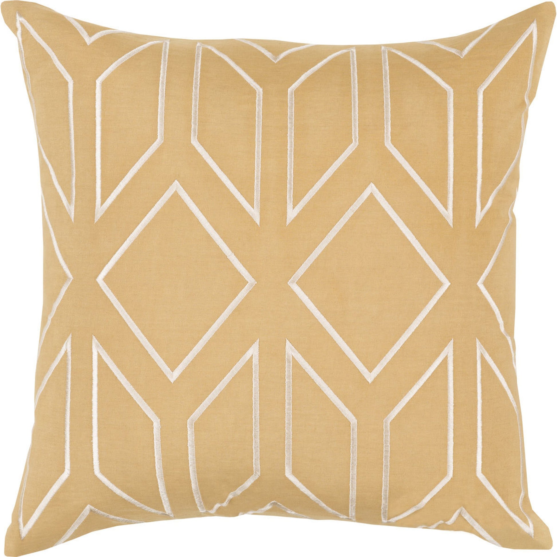 Skyline Pillow - 23297 by Surya. Made from 100% linen in a modern style.