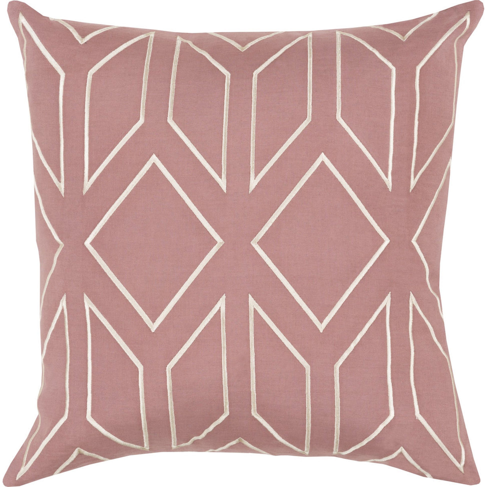 Skyline Pillow - 23297 by Surya. Made from 100% linen in a modern style.