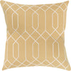 Gold, Beige / Down Feather / 18" x 18"