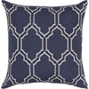 Navy, Light Gray / Down Feather / 18" x 18"