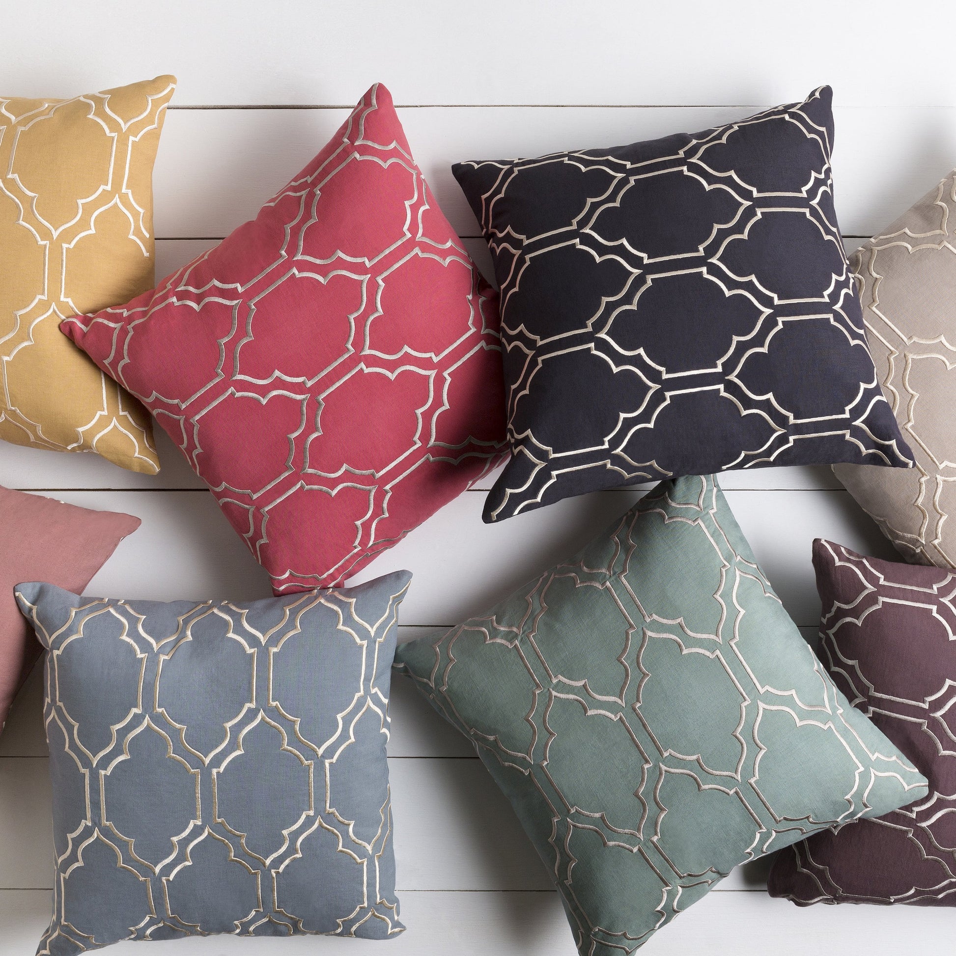 Skyline Pillow - 26238 by Surya. Made from unique in a transitional style.