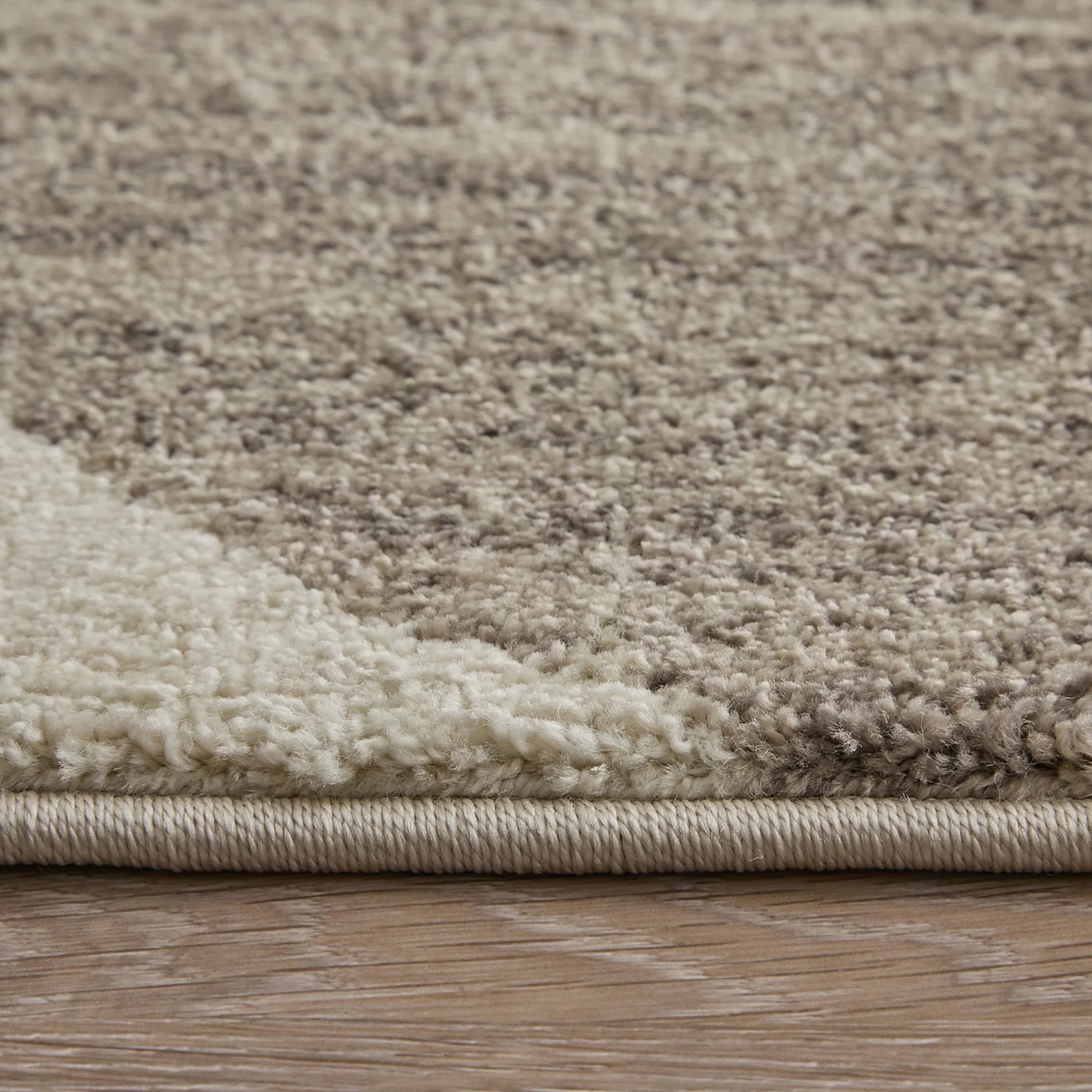 Eden Color Block EDN39QUF Rug by Feizy in ivory, brown, blue. Made from polypropylene in a unique style.