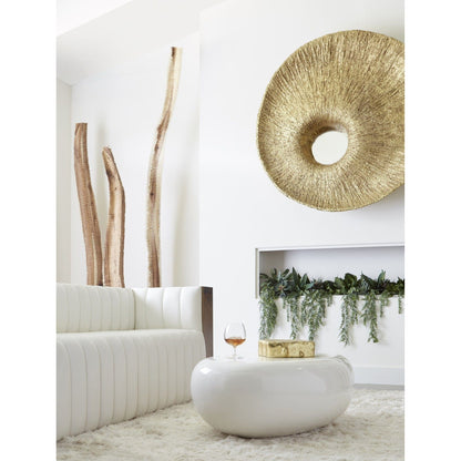 Convergence Mirror by Phillips Collection. Made from resin in a modern style.