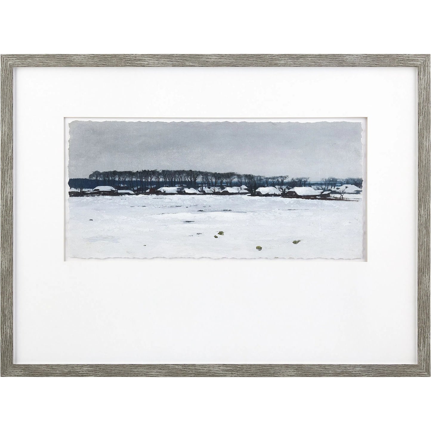 001 SI-2529927 | Primary Silo | Backwoods II Framed Art by Livabliss in gray and distressed, matte. Made from canvas, polystyrene in a unique style.