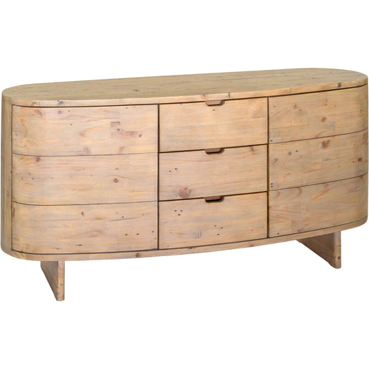 Bahama Sideboard by LH Imports in sundried wheat. Made from unique in a unique style.