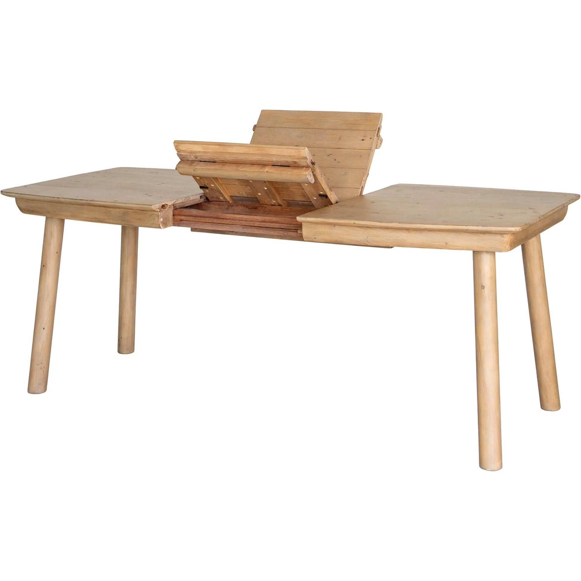 Bahama Extension Dining Table by LH Imports in sundried wheat. Made from unique in a transitional style.