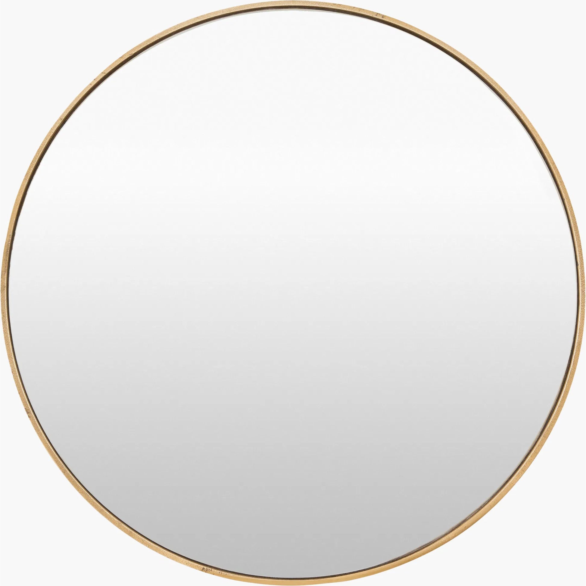 Bahia Accent Mirror by Surya in gold. Made from aluminum in a transitional style.