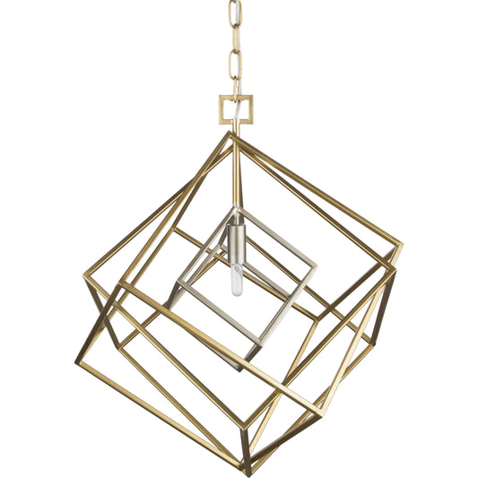 Blair Pendant Fixture by Surya in natural, brown. Made from metal in a modern style.