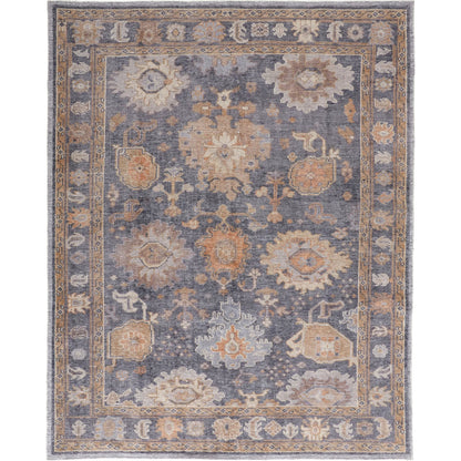 Wendover Transitional Oriental Rug - 6842F by Feizy in gray, blue, tan. Made from pet in a unique style.