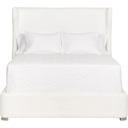Balboa Upholstered Bed by Essentials For Living in livesmart peyton-pearl, natural gray. Made from wood, fabric in a modern style.