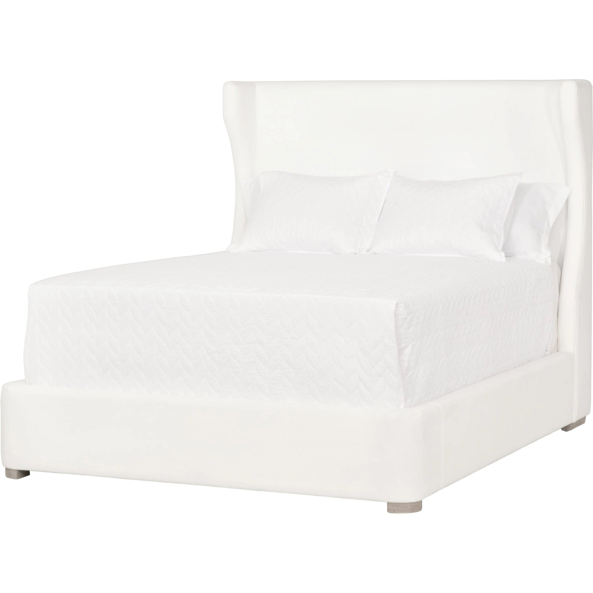 Balboa Upholstered Bed by Essentials For Living in livesmart peyton-pearl, natural gray. Made from wood, fabric in a modern style.