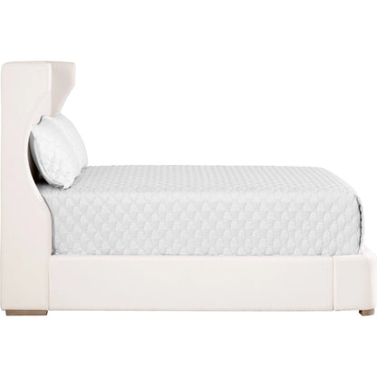 Balboa Upholstered Bed by Essentials For Living in livesmart peyton-pearl, natural gray. Made from wood, fabric in a modern style.