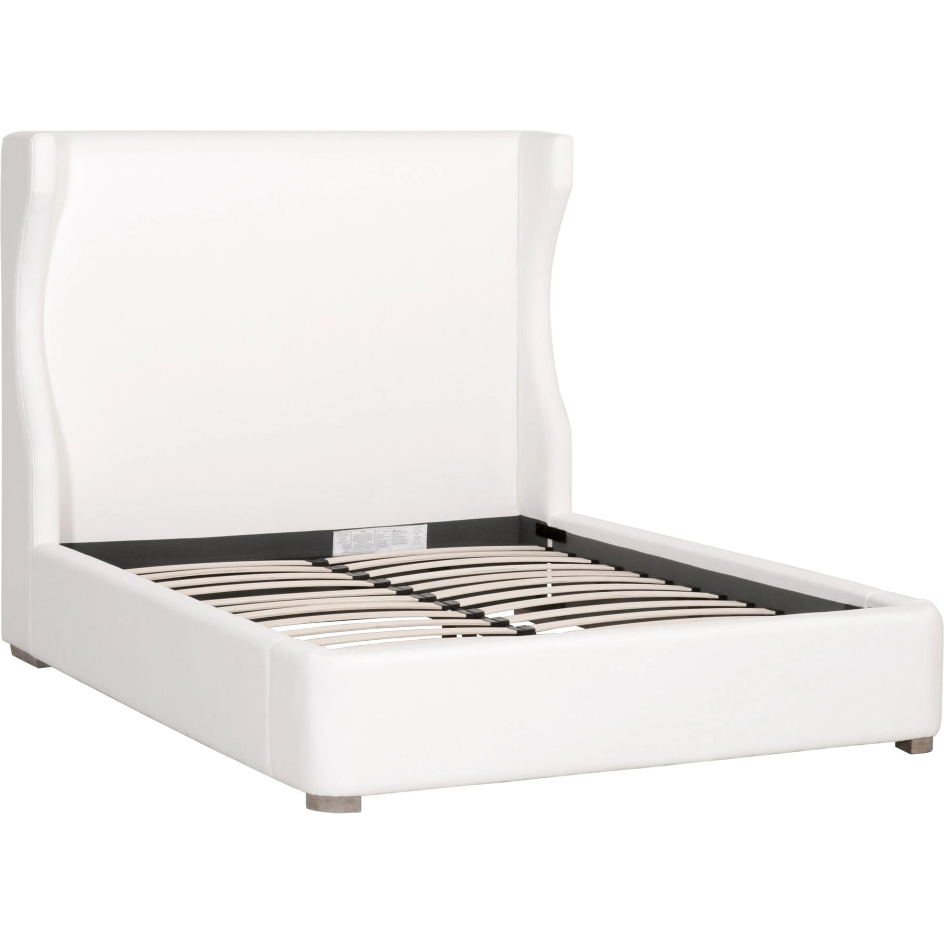 Balboa Upholstered Bed by Essentials For Living in livesmart peyton-pearl, natural gray. Made from wood, fabric in a modern style.