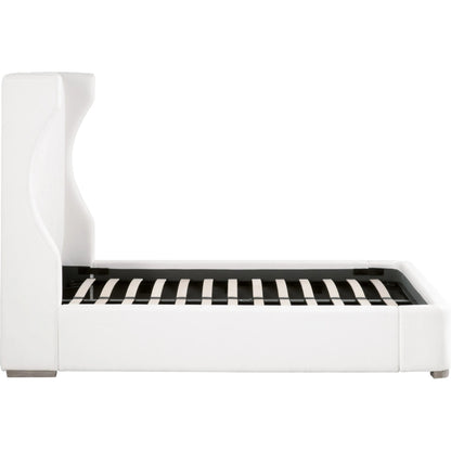 Balboa Upholstered Bed by Essentials For Living in livesmart peyton-pearl, natural gray. Made from wood, fabric in a modern style.