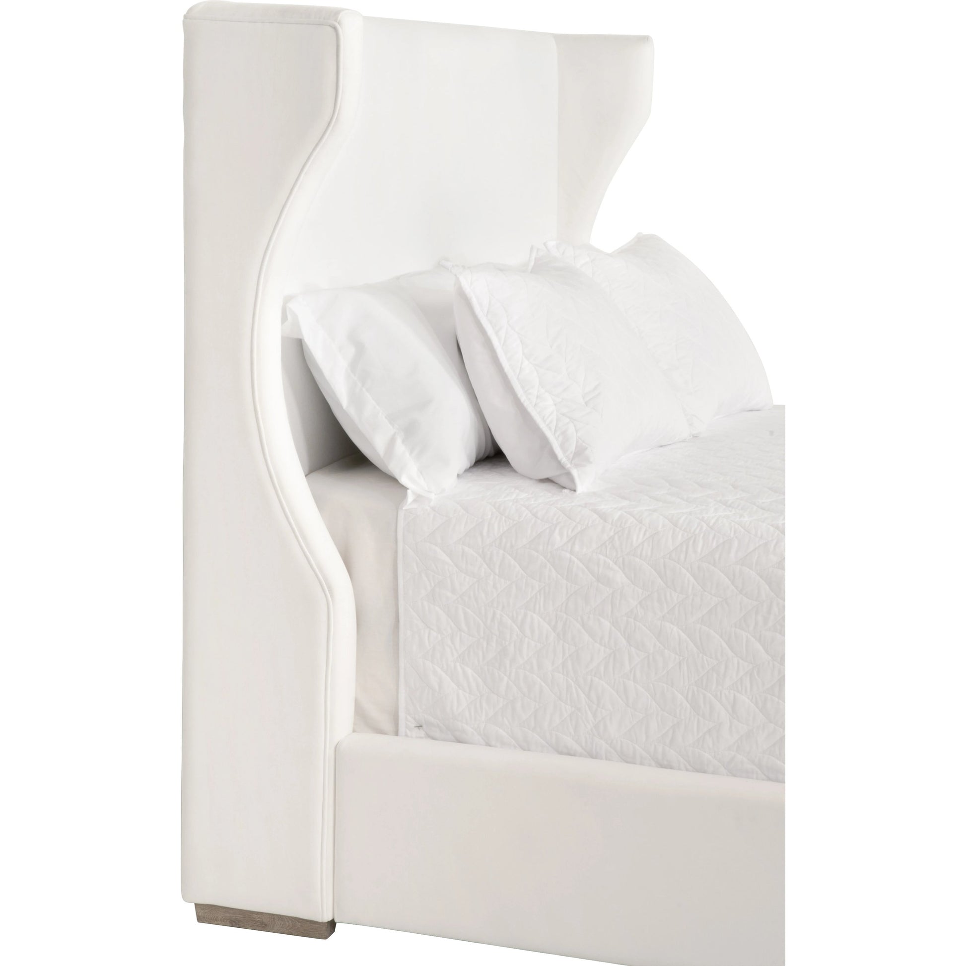 Balboa Upholstered Bed by Essentials For Living in livesmart peyton-pearl, natural gray. Made from wood, fabric in a modern style.