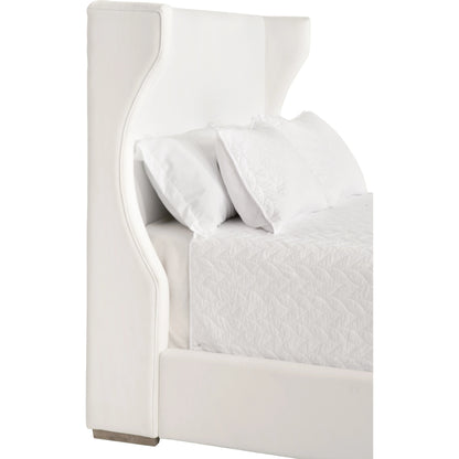 Balboa Upholstered Bed by Essentials For Living in livesmart peyton-pearl, natural gray. Made from wood, fabric in a modern style.