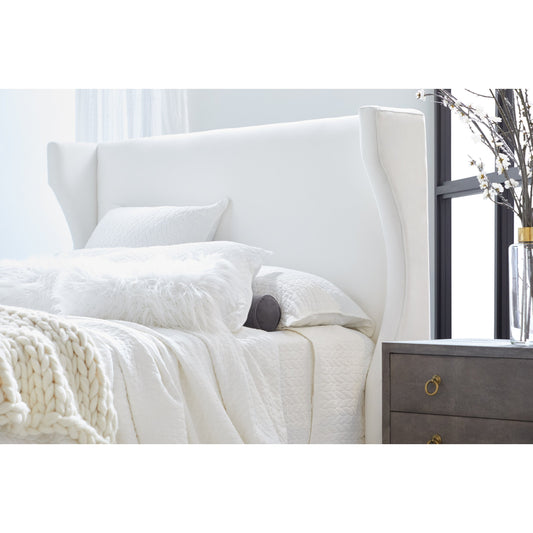 Balboa Upholstered Bed by Essentials For Living in livesmart peyton-pearl, natural gray. Made from wood, fabric in a modern style.
