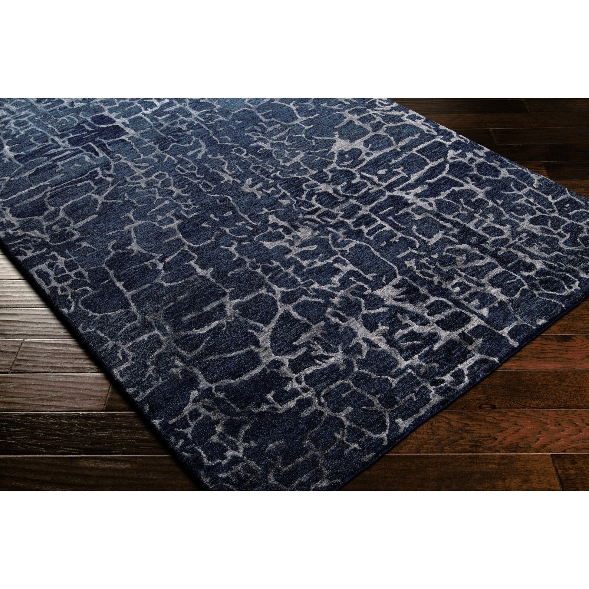 Banshee BAN-3306 Rug by Surya in dark blue, blue. Made from unique in a unique style.