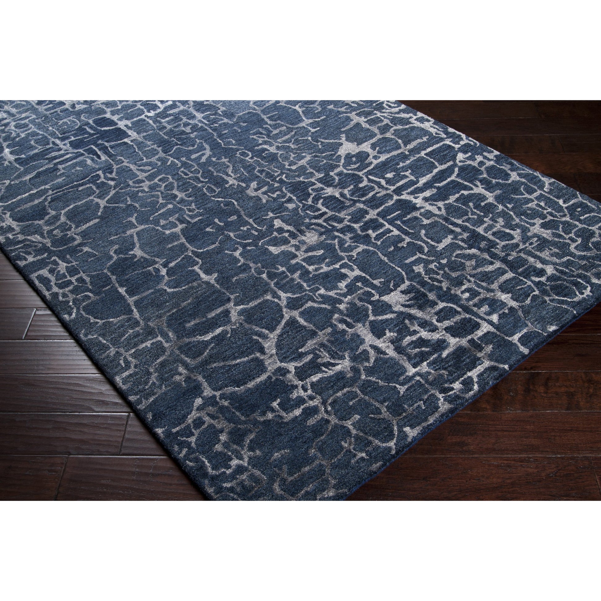 Banshee BAN-3306 Rug by Surya in dark blue, blue. Made from unique in a unique style.