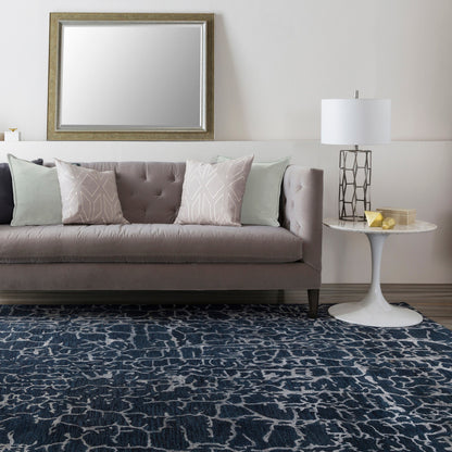 Banshee BAN-3306 Rug by Surya in dark blue, blue. Made from unique in a unique style.