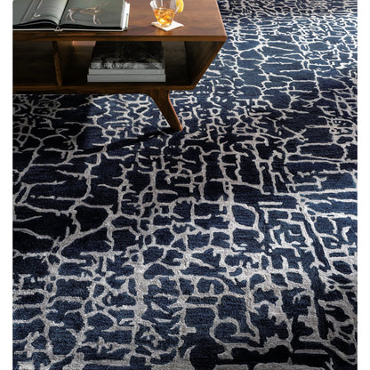 Banshee BAN-3306 Rug by Surya in dark blue, blue. Made from unique in a unique style.
