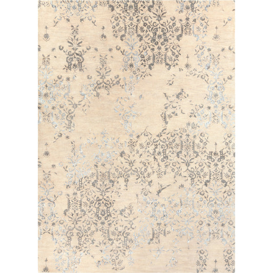 BAN-3398 Rug by Surya in wheat, charcoal, light gray. Made from 100% new zealand wool in a unique style.