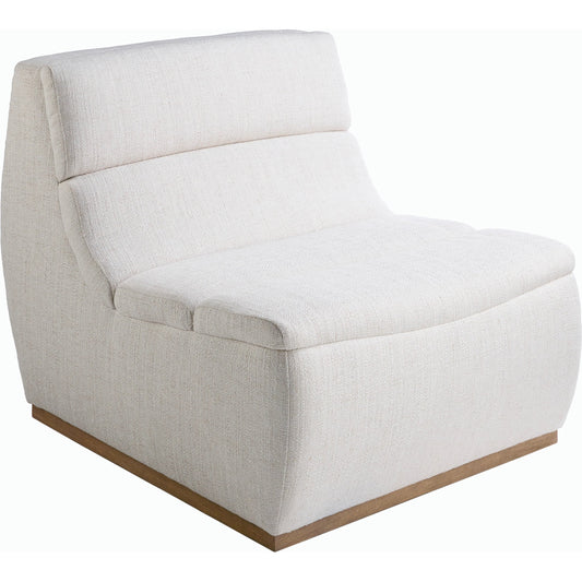 Barber Lounge Chair- 497475 by Surya in base: gray and painted. Made from polyester upholstery: polyester, rubber wood, polyurethane foam, dacron in a modern style.