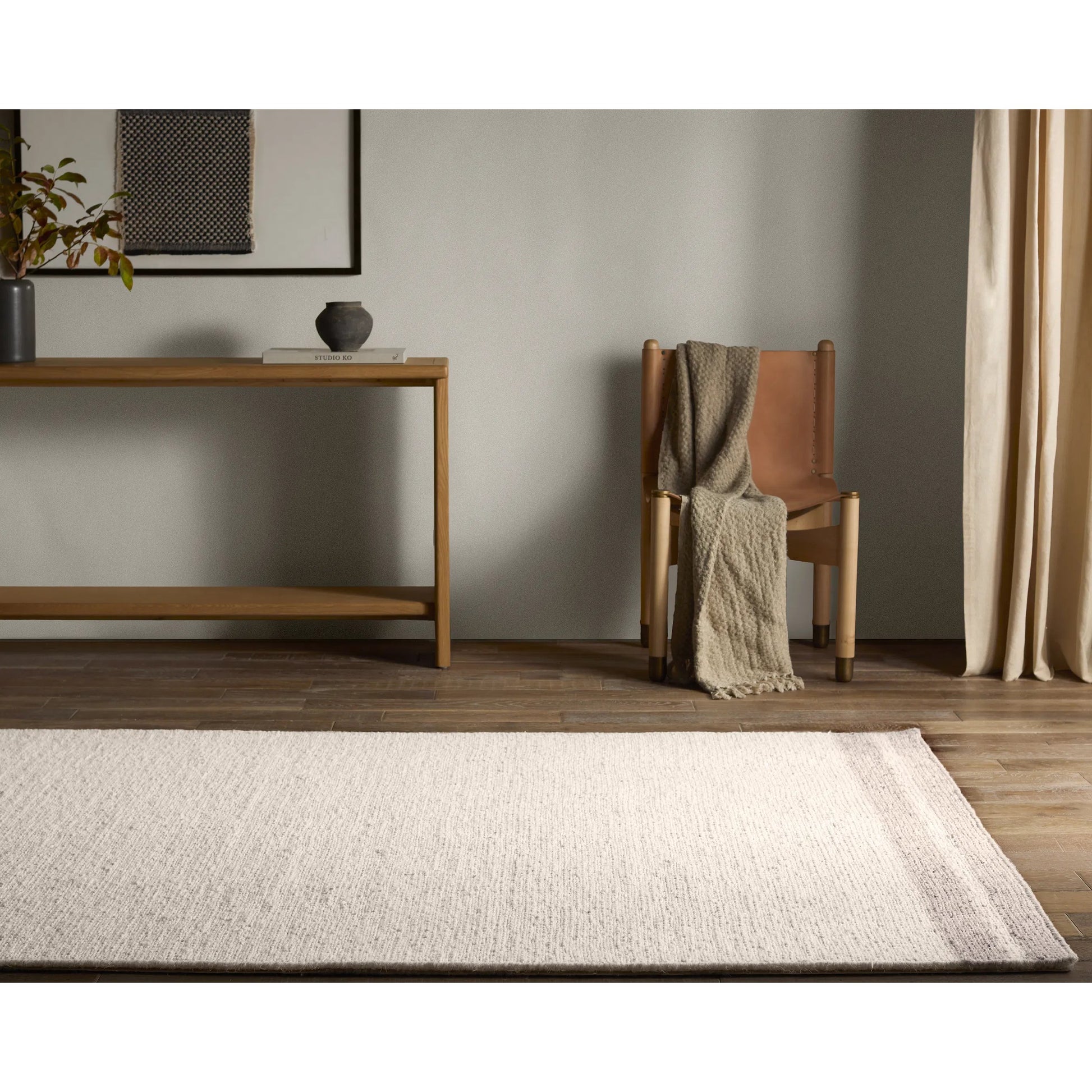 Bavell BAV01 Rug by Jaipur Living in ivory, tan. Made from 100% wool in a unique style.