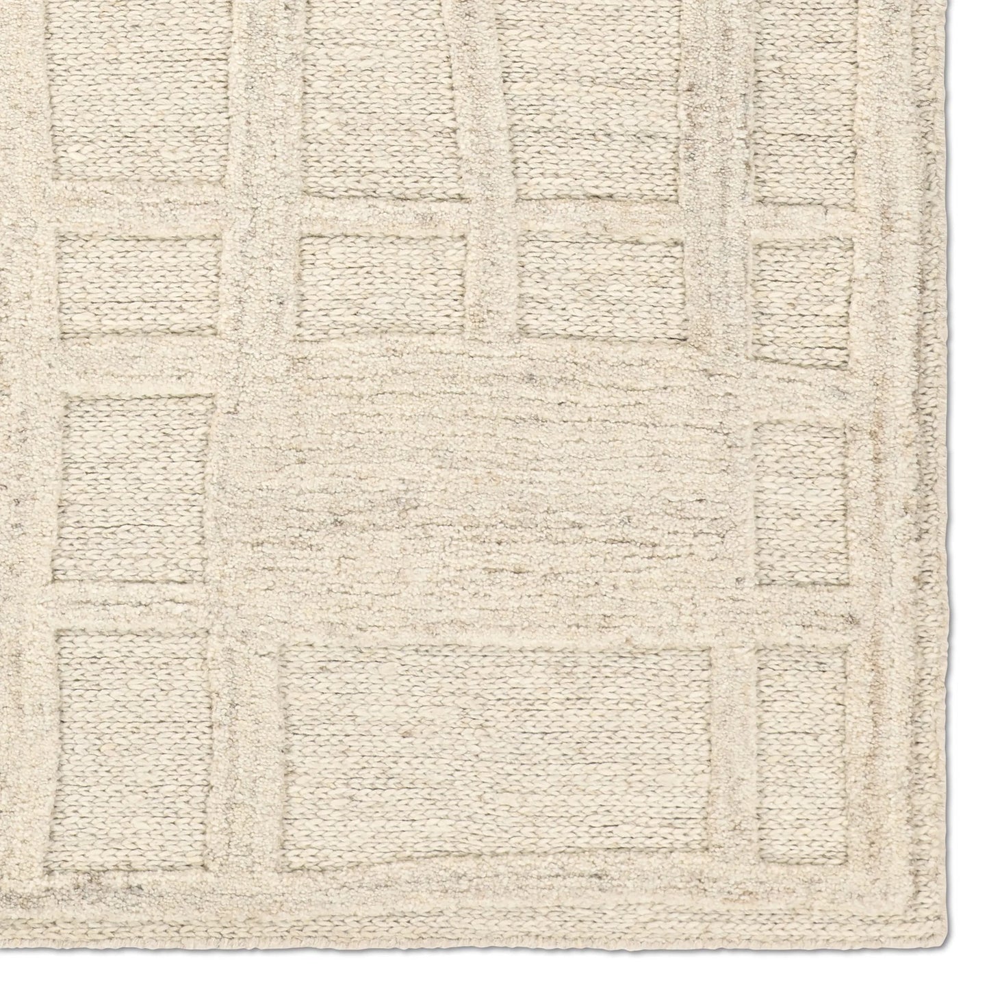 003 SI-2444643,SI-2444644,SI-2444645,SI-2444646,SI-2444647,SI-2444648 | Closeup | Bavell BAV04 Rug by Jaipur Living in cream, n/a. Made from 100% wool in a unique style.